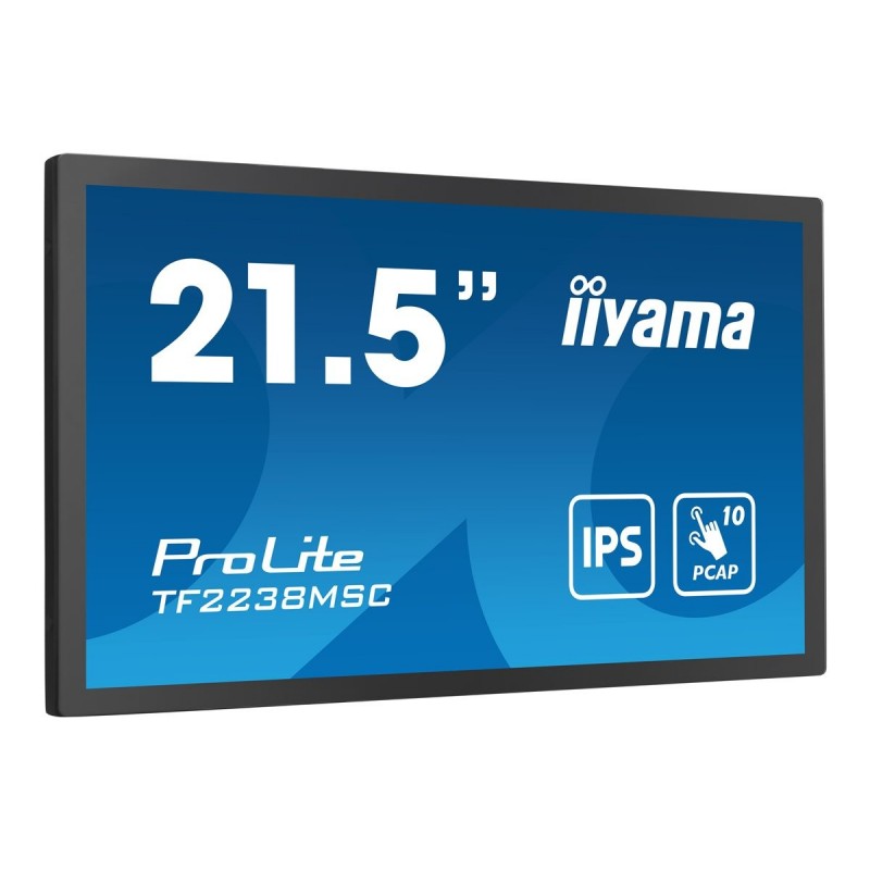IIYAMA TF2238MSC-B1 21.5inch Bonded PCAP Bezel Free 10P Touch with Anti-Fingerprint coating 1920x1080 IIYAMA TF2238MSC-B1 21.5inch Bonded PCAP Bezel Free 10P Touch with Anti-Fingerprint coating 1920x1080