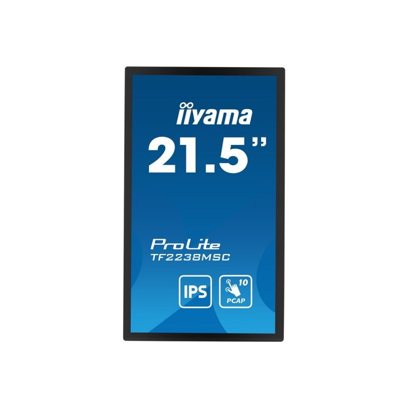 IIYAMA TF2238MSC-B1 21.5inch Bonded PCAP Bezel Free 10P Touch with Anti-Fingerprint coating 1920x1080 IIYAMA TF2238MSC-B1 21.5inch Bonded PCAP Bezel Free 10P Touch with Anti-Fingerprint coating 1920x1080