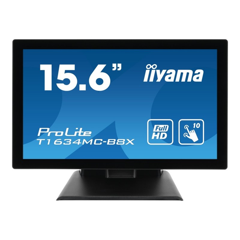 IIYAMA T1634MC-B8X C 16inch Touchpanel 1080p IPS 450cd 10touch points CA VGA HDMIx1 DPx1 black