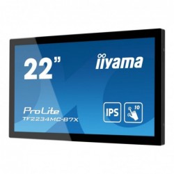 IIYAMA TF2234MC-B7X A 22inch Touchpanel 1080p IPS 350cd 10touch points CA VGA HDMIx1 DPx1 open frame black