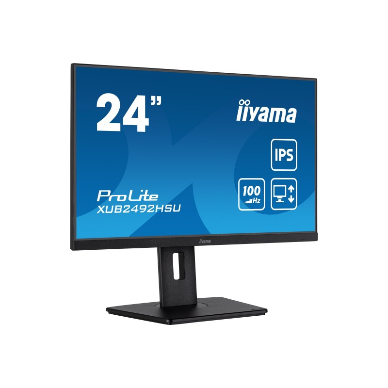 IIYAMA XUB2492HSU-B6 23.8inch IPS FHD 16:9 250cd/m2 0.4ms HDMI DP 4xUSB Hub (P)