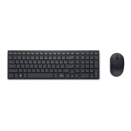 DELL Silent Keyboard and Mouse - KM555 - US International QWERTY