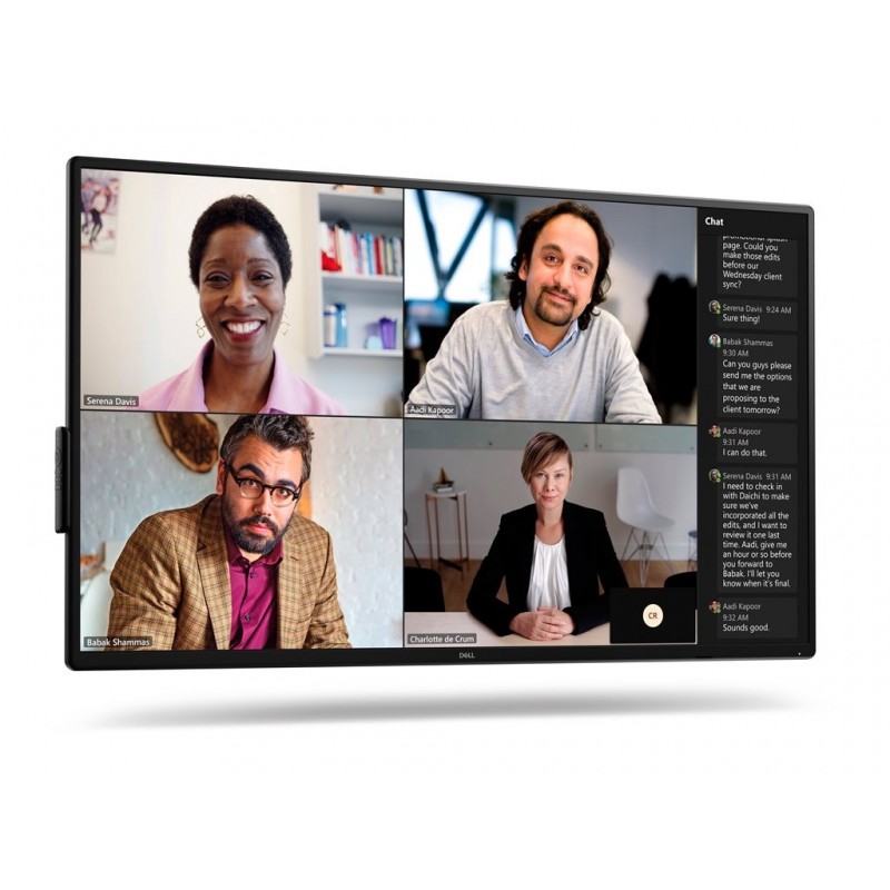 DELL P5525QC 55inch 4K Conference Room