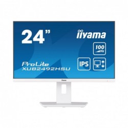 IIYAMA XUB2492HSU-W6 24inch ETE IPS-panel FHD 100Hz 250cd/m2 HDMI White Speakers 15cm Height Adj. Stand Pivot (P) IIYAMA XUB2492HSU-W6 24inch ETE IPS-panel FHD 100Hz 250cd/m2 HDMI White Speakers 15cm Height Adj. Stand Pivot (P)