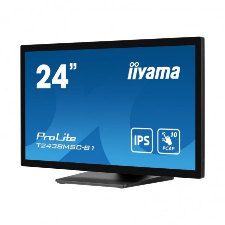 IIYAMA T2438MSC-B1 23.8inch Bonded PCAP Bezel Free 10P Touch with Anti-Fingerprint coating 1920x1080 IPS panel DisplayPort IIYAMA T2438MSC-B1 23.8inch Bonded PCAP Bezel Free 10P Touch with Anti-Fingerprint coating 1920x1080 IPS panel DisplayPort