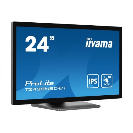 IIYAMA T2438MSC-B1 23.8inch Bonded PCAP Bezel Free 10P Touch with Anti-Fingerprint coating 1920x1080 IPS panel DisplayPort IIYAMA T2438MSC-B1 23.8inch Bonded PCAP Bezel Free 10P Touch with Anti-Fingerprint coating 1920x1080 IPS panel DisplayPort