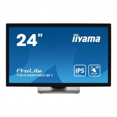 IIYAMA T2438MSC-B1 23.8inch Bonded PCAP Bezel Free 10P Touch with Anti-Fingerprint coating 1920x1080 IPS panel DisplayPort IIYAMA T2438MSC-B1 23.8inch Bonded PCAP Bezel Free 10P Touch with Anti-Fingerprint coating 1920x1080 IPS panel DisplayPort