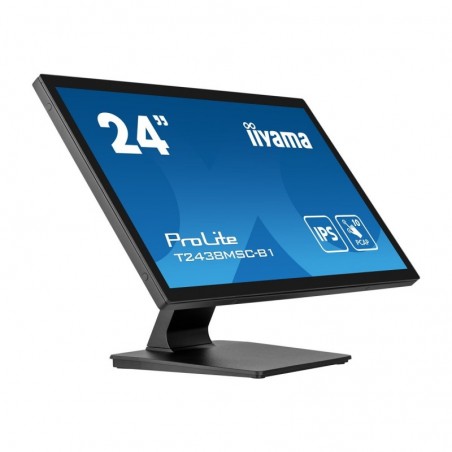 IIYAMA T2438MSC-B1 23.8inch Bonded PCAP Bezel Free 10P Touch with Anti-Fingerprint coating 1920x1080 IPS panel DisplayPort IIYAMA T2438MSC-B1 23.8inch Bonded PCAP Bezel Free 10P Touch with Anti-Fingerprint coating 1920x1080 IPS panel DisplayPort