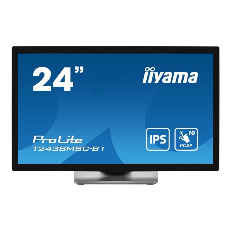IIYAMA T2438MSC-B1 23.8inch Bonded PCAP Bezel Free 10P Touch with Anti-Fingerprint coating 1920x1080 IPS panel DisplayPort IIYAMA T2438MSC-B1 23.8inch Bonded PCAP Bezel Free 10P Touch with Anti-Fingerprint coating 1920x1080 IPS panel DisplayPort