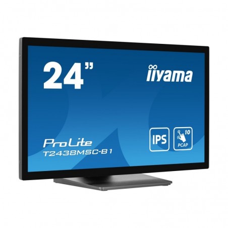 IIYAMA T2438MSC-B1 23.8inch Bonded PCAP Bezel Free 10P Touch with Anti-Fingerprint coating 1920x1080 IPS panel DisplayPort IIYAMA T2438MSC-B1 23.8inch Bonded PCAP Bezel Free 10P Touch with Anti-Fingerprint coating 1920x1080 IPS panel DisplayPort