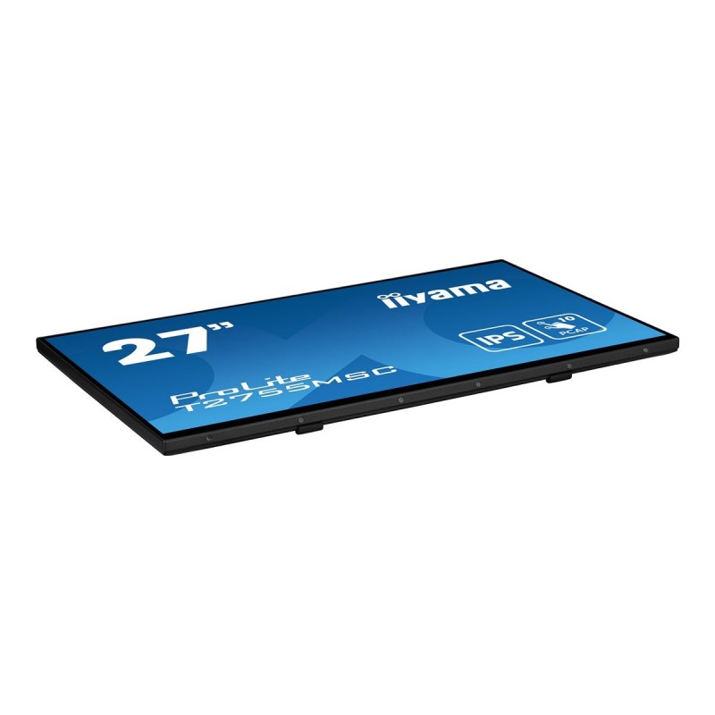 IIYAMA T2755MSC-B1 27inch IPS Bonded PCAP 10P Touch 1920x1080 Flat Bezel Free Glass Front HDMI Displayport 360cd/m USB Hub IIYAMA T2755MSC-B1 27inch IPS Bonded PCAP 10P Touch 1920x1080 Flat Bezel Free Glass Front HDMI Displayport 360cd/m USB Hub