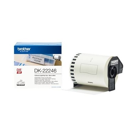 BROTHER DK22246 Brother etykiety Length free Paper 103mm x 30.48m