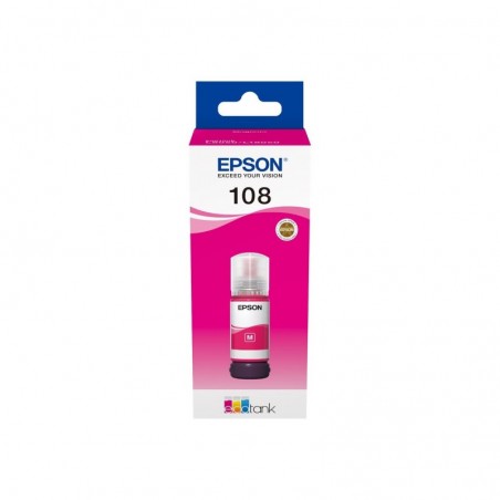 EPSON 108 EcoTank Magenta Ink Bottle