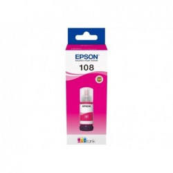 EPSON 108 EcoTank Magenta Ink Bottle