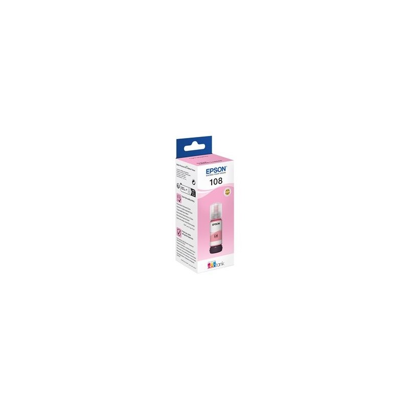 EPSON 108 EcoTank Light Magenta Ink Bottle