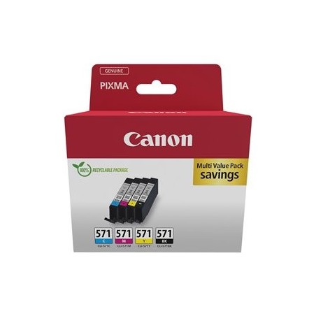 CANON CLI-571 Ink Cartridge C/M/Y/BK MULTI BL SEC