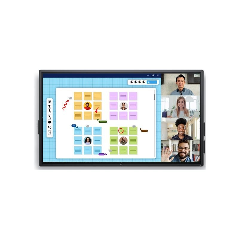 DELL Pro 75 Plus Touch Monitor P7525QT 74.5inch 4K UHD IPS LED 2 HDMI DP 8xUSB 1xUSB-C 90W PD RJ-45 3YPPG AE DELL Pro 75 Plus Touch Monitor P7525QT 74.5inch 4K UHD IPS LED 2 HDMI DP 8xUSB 1xUSB-C 90W PD RJ-45 3YPPG AE