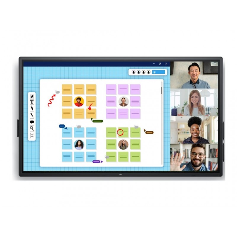 DELL Pro 75 Plus Touch Monitor P7525QT 74.5inch 4K UHD IPS LED 2 HDMI DP 8xUSB 1xUSB-C 90W PD RJ-45 3YPPG AE DELL Pro 75 Plus Touch Monitor P7525QT 74.5inch 4K UHD IPS LED 2 HDMI DP 8xUSB 1xUSB-C 90W PD RJ-45 3YPPG AE