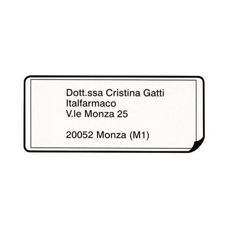 BROTHER DK11208 Brother nagymeretu cimke 38x90mm, 400/tekercs