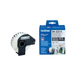BROTHER DK22214 Brother szalagcimke 12mm, feher