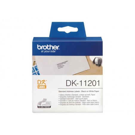 BROTHER DK11201 Taśma Brother STANDARD ADDRESS LABEL 29MM X 90MM X 400 BROTHER DK11201 Taśma Brother STANDARD ADDRESS LABEL 29MM X 90MM X 400