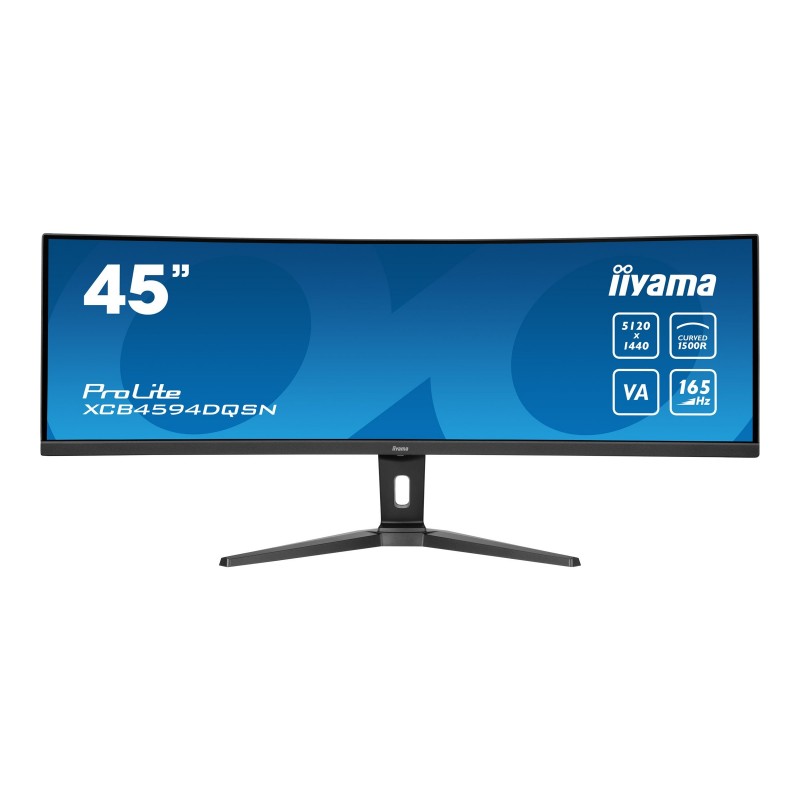 IIYAMA XCB4594DQSN-B1 44.5inch ETE VA DQHD 165Hz 450cd/m2 0.8ms MPRT USB-C Dock DP 2xHDMI KVM 3xUSB3.2 Speakers 13cm Height Adj. IIYAMA XCB4594DQSN-B1 44.5inch ETE VA DQHD 165Hz 450cd/m2 0.8ms MPRT USB-C Dock DP 2xHDMI KVM 3xUSB3.2 Speakers 13cm Height Adj.