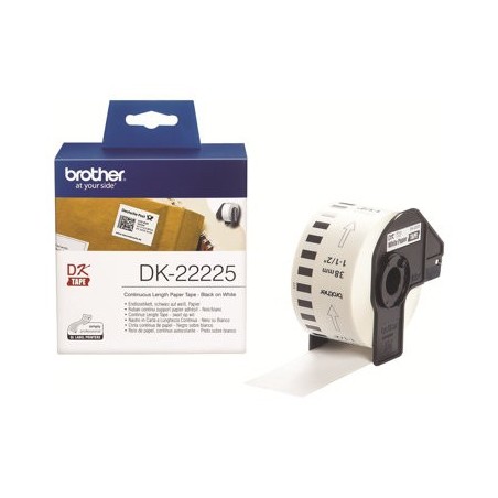 BROTHER DK22225 Taśma Brother Continuous Paper Tape 38mm x 30.48m