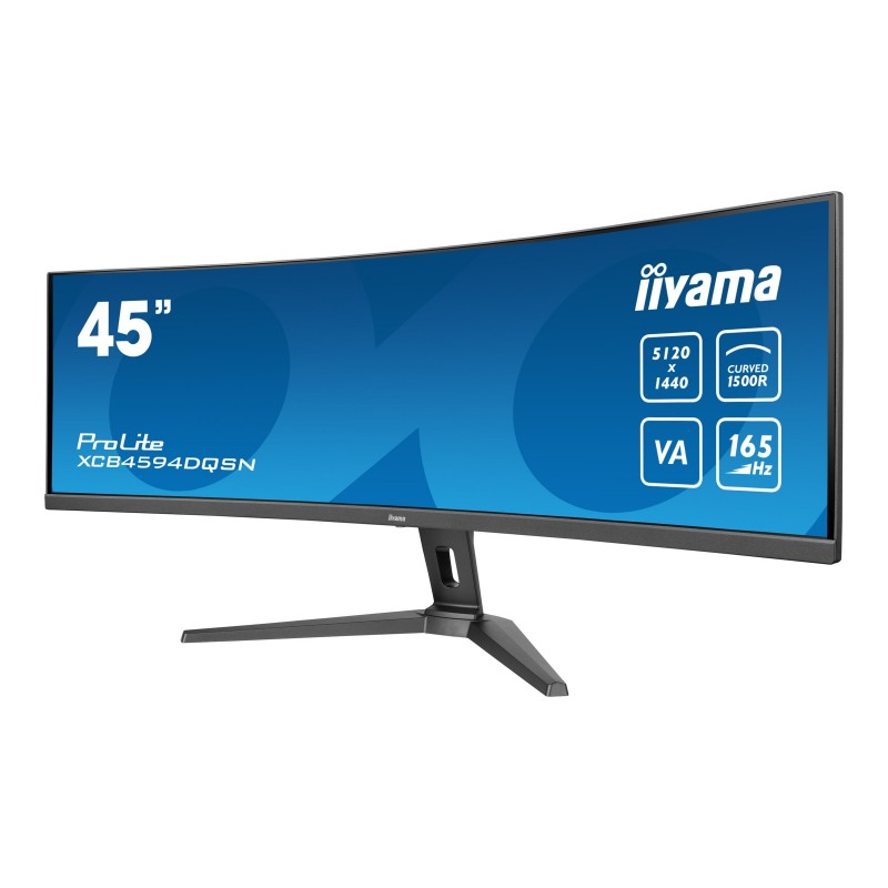 IIYAMA XCB4594DQSN-B1 44.5inch ETE VA DQHD 165Hz 450cd/m2 0.8ms MPRT USB-C Dock DP 2xHDMI KVM 3xUSB3.2 Speakers 13cm Height Adj. IIYAMA XCB4594DQSN-B1 44.5inch ETE VA DQHD 165Hz 450cd/m2 0.8ms MPRT USB-C Dock DP 2xHDMI KVM 3xUSB3.2 Speakers 13cm Height Adj.