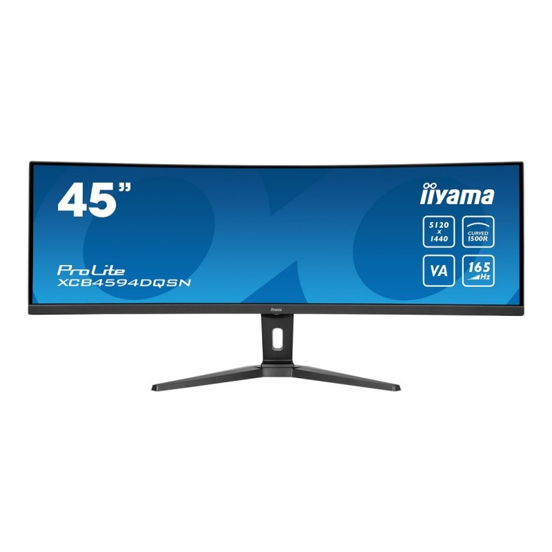 IIYAMA XCB4594DQSN-B1 44.5inch ETE VA DQHD 165Hz 450cd/m2 0.8ms MPRT USB-C Dock DP 2xHDMI KVM 3xUSB3.2 Speakers 13cm Height Adj. IIYAMA XCB4594DQSN-B1 44.5inch ETE VA DQHD 165Hz 450cd/m2 0.8ms MPRT USB-C Dock DP 2xHDMI KVM 3xUSB3.2 Speakers 13cm Height Adj.