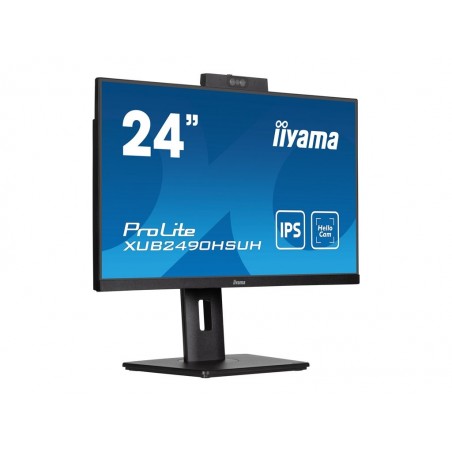 IIYAMA XUB2490HSUH-B1 24inch ETE IPS-panel FHD 250cd/m2 4ms Windows Hello Webcam 1080P Auto Focus 15cm Height Adj. Stand (P) IIYAMA XUB2490HSUH-B1 24inch ETE IPS-panel FHD 250cd/m2 4ms Windows Hello Webcam 1080P Auto Focus 15cm Height Adj. Stand (P)