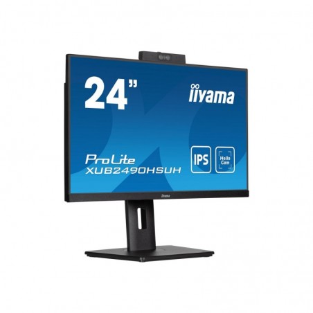 IIYAMA XUB2490HSUH-B1 24inch ETE IPS-panel FHD 250cd/m2 4ms Windows Hello Webcam 1080P Auto Focus 15cm Height Adj. Stand (P) IIYAMA XUB2490HSUH-B1 24inch ETE IPS-panel FHD 250cd/m2 4ms Windows Hello Webcam 1080P Auto Focus 15cm Height Adj. Stand (P)