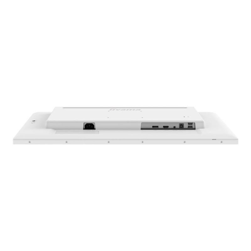 IIYAMA T2752MSC-W1 27inch WHITE Bonded PCAP 10P Touch 1920x1080 IPS-panel Flat Bezel Free Glass Front HDMI Displayport 360cd/m2 IIYAMA T2752MSC-W1 27inch WHITE Bonded PCAP 10P Touch 1920x1080 IPS-panel Flat Bezel Free Glass Front HDMI Displayport 360cd/m2