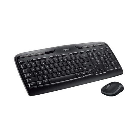 LOGITECH Wireless Combo MK330 Keyboard and mouse set wireless 2.4 GHz QWERTY Nordic black (PAN)