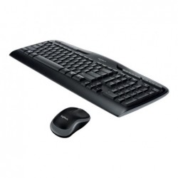 LOGITECH Wireless Combo MK330 Keyboard and mouse set wireless 2.4 GHz QWERTY Nordic black (PAN)