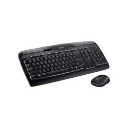 LOGITECH Wireless Combo MK330 Keyboard and mouse set wireless 2.4 GHz QWERTY Nordic black (PAN)