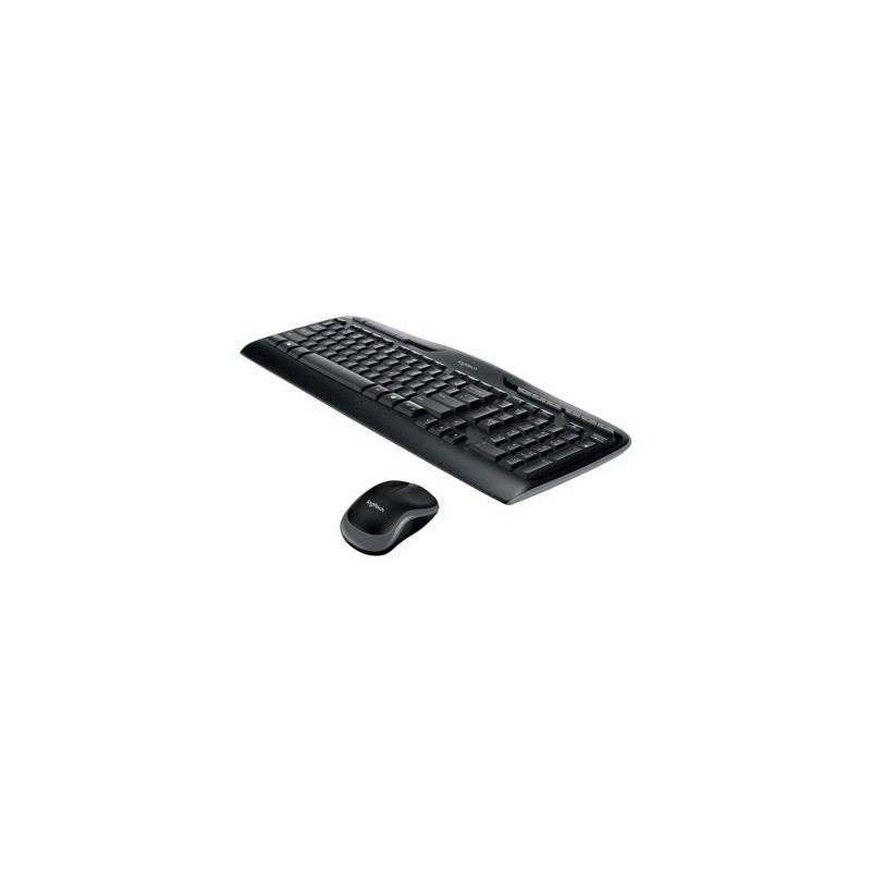 LOGITECH Wireless Combo MK330 Keyboard and mouse set wireless 2.4 GHz QWERTY Nordic black (PAN)