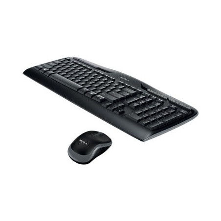 LOGITECH Wireless Combo MK330 Keyboard and mouse set wireless 2.4 GHz QWERTY Nordic black (PAN)
