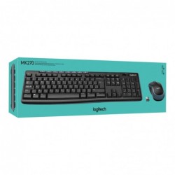 LOGITECH MK270 Wireless Combo Keyboard and mouse set wireless 2.4 GHz Nordic (PAN)
