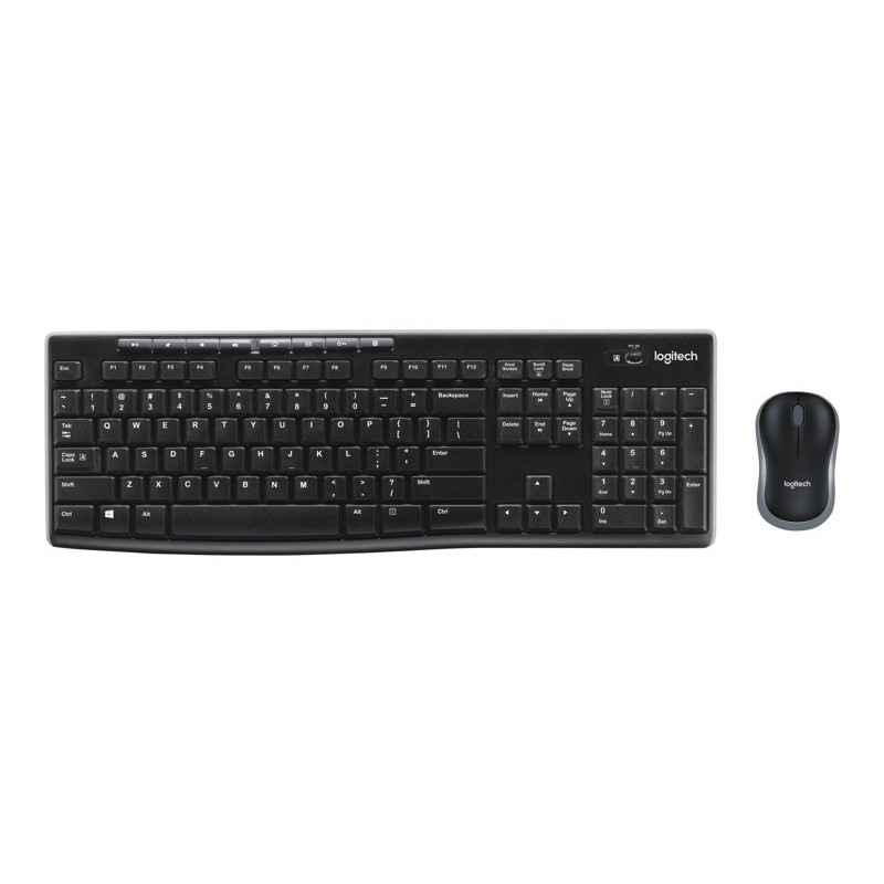 LOGITECH MK270 cordless Desktop black USB