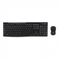 LOGITECH MK270 cordless Desktop black USB