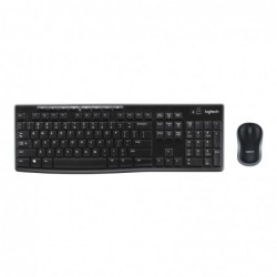 LOGITECH MK270 cordless Desktop black USB
