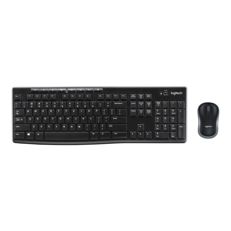LOGITECH Wireless Combo MK270 - Keyboard and mouse set - 2.4 GHz - US International / EER LOGITECH Wireless Combo MK270 - Keyboard and mouse set - 2.4 GHz - US International / EER