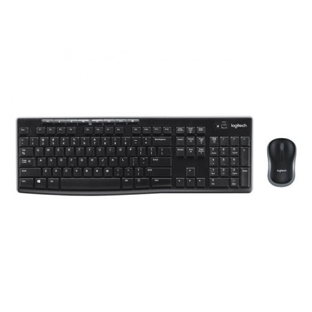 LOGITECH Wireless Combo MK270 - Keyboard and mouse set - 2.4 GHz - US International / EER LOGITECH Wireless Combo MK270 - Keyboard and mouse set - 2.4 GHz - US International / EER