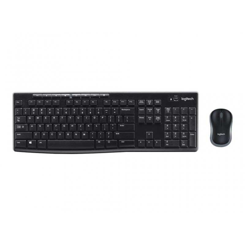 LOGITECH Wireless Combo MK270 - Keyboard and mouse set - 2.4 GHz - US International / EER LOGITECH Wireless Combo MK270 - Keyboard and mouse set - 2.4 GHz - US International / EER
