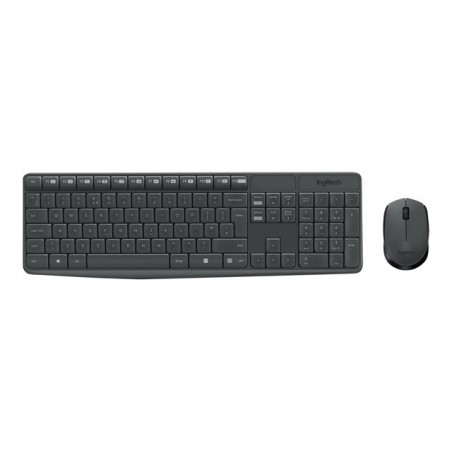 LOGITECH MK235 Keyboard and mouse set wireless 2.4 GHz Nordic (PAN)