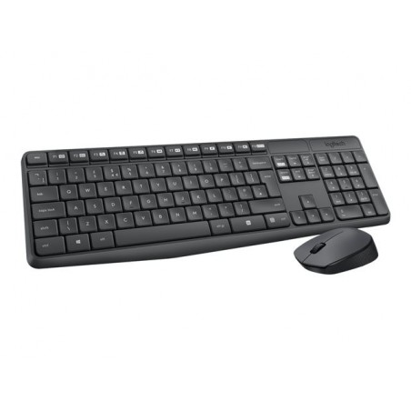 LOGITECH MK235 Keyboard and mouse set wireless 2.4 GHz Nordic (PAN)