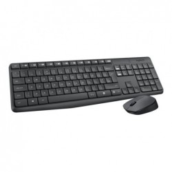 LOGITECH MK235 wireless Keyboard and Mouse Combo - Grey