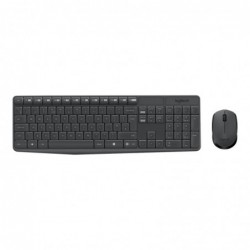 LOGITECH MK235 wireless Keyboard and Mouse Combo - Grey