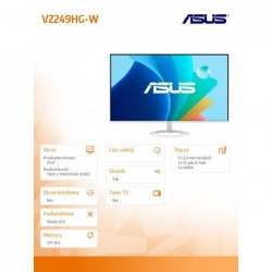 *ASUS 24''VZ249HG-W IPS FHD HDMI DP 120hz 