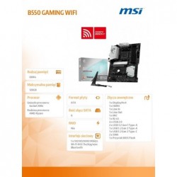 Płyta główna B550 GAMING WIFI 4DDR4 HDMI/DP ATX 